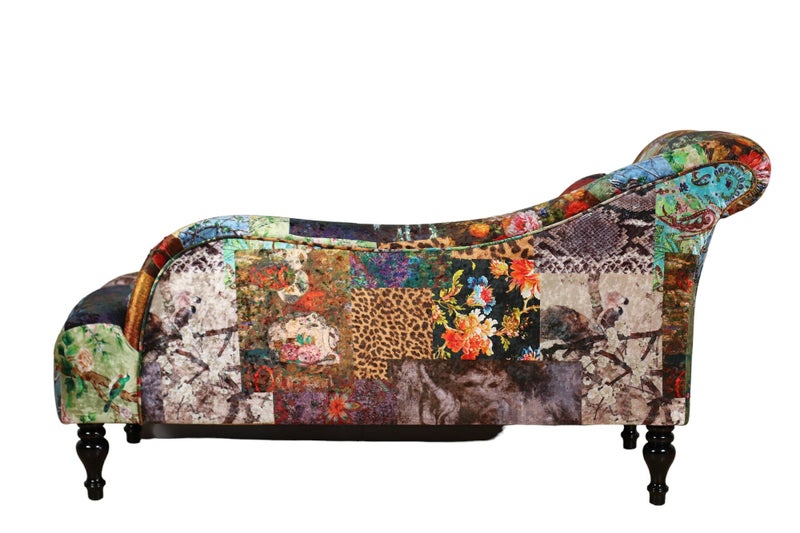 TNC Patchwork Chaise Chair, 55D Carousel 4
