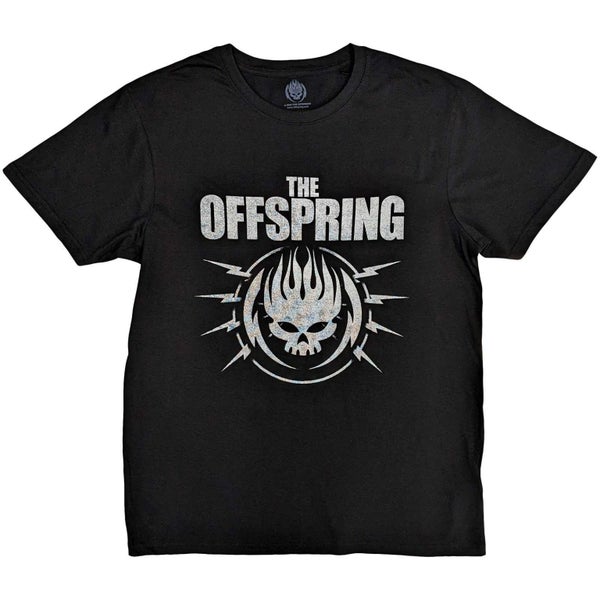 The Offspring Unisex Adult Bolt Logo T-Shirt Carousel 1