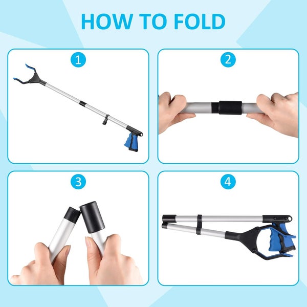 Litter Pickers Foldable Magnetic Pick-Up Tools Carousel 2