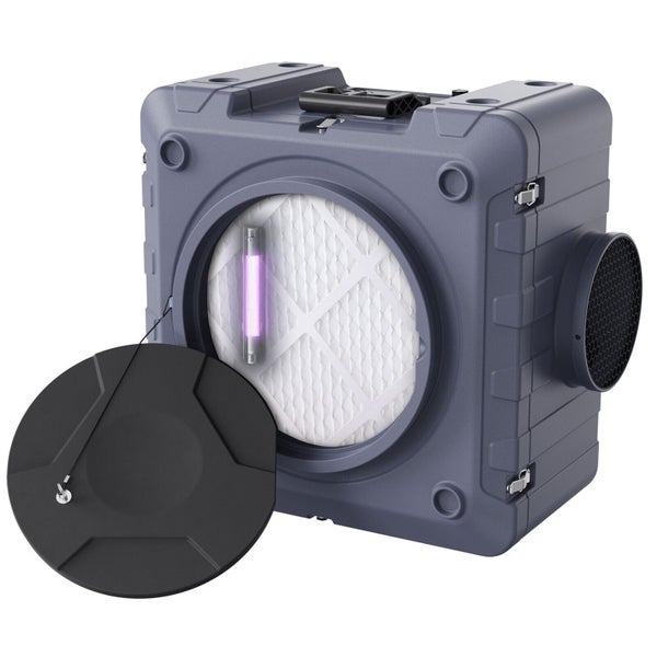 Air Scrubber with 3-Stage Filtration Stackable Negative Air Machine 800CFM Carousel 1