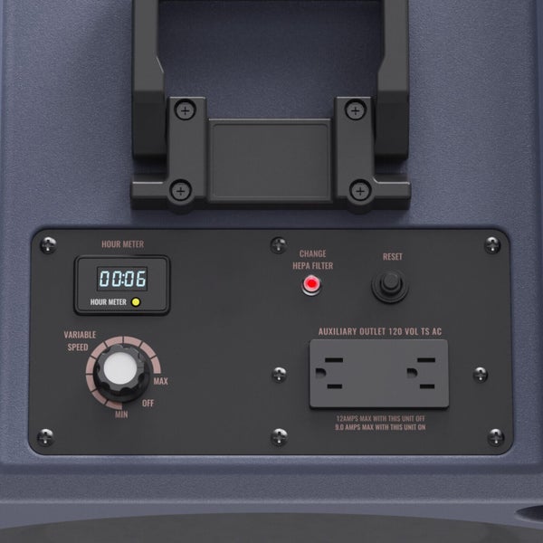 Air Scrubber with 3-Stage Filtration Stackable Negative Air Machine 550CFM Carousel 12