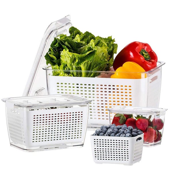 Refrigerator Organiser Bins Carousel 1