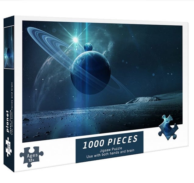 1000Pcs Kid Adult Cardboard Jigsaw Puzzle - planet Carousel 1