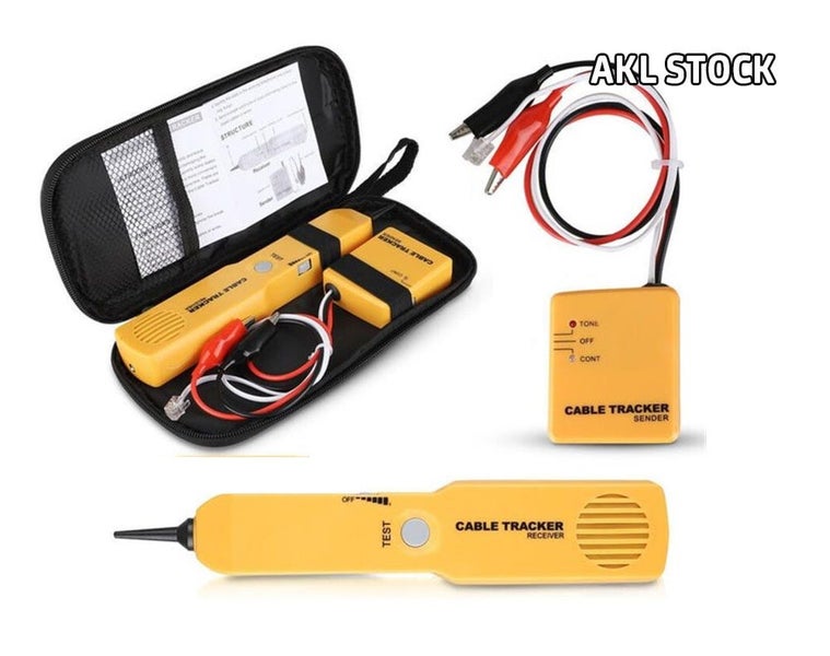 RJ11 Line Finder Cable Wire Tone Generator Probe Tracer Tracker Tester Carousel 1