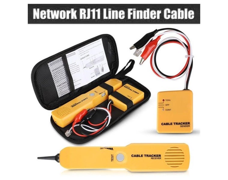 RJ11 Line Finder Cable Wire Tone Generator Probe Tracer Tracker Tester Carousel 2