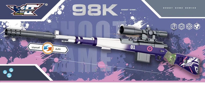 Gel Blaster, 98K Model, Manual and Auto mode, Strong Power Carousel 1