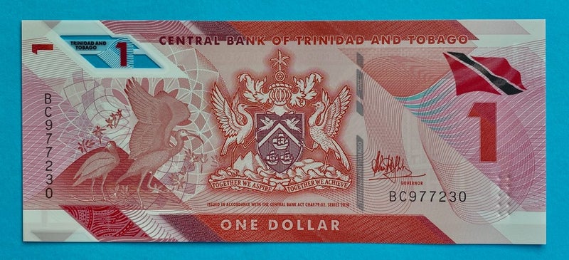 Trinidad and Tobago $1 Note (2020 Series) - UNC Carousel 1