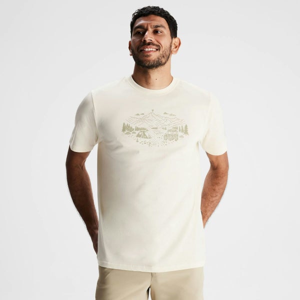 Kathmandu Men's Ridgeline Organic Cotton T-shirt Carousel 1