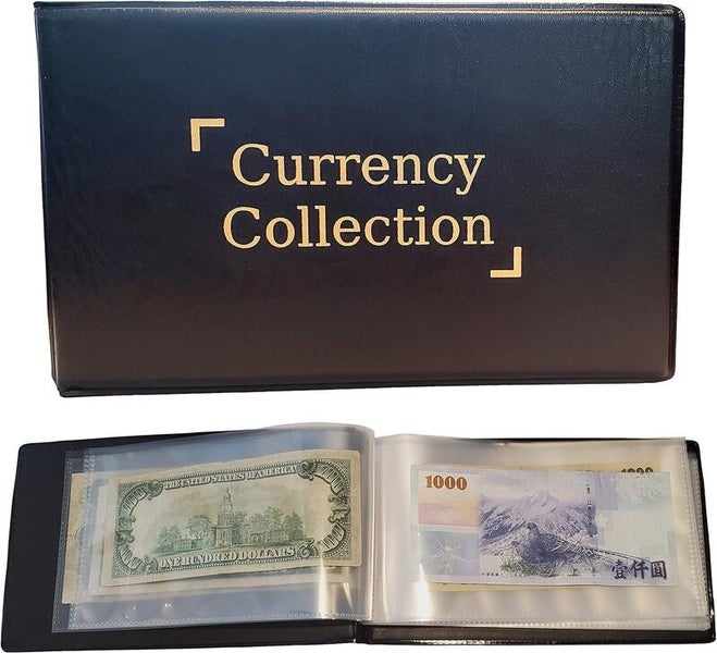 Notes Currency Collection Album Storage Book i2719BK0 Carousel 1