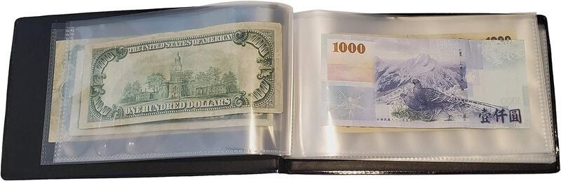Notes Currency Collection Album Storage Book i2719BK0 Carousel 3