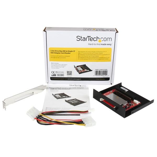 3.5in Drive Bay IDE to Single CF SSD Adapter Card Reader Carousel 2