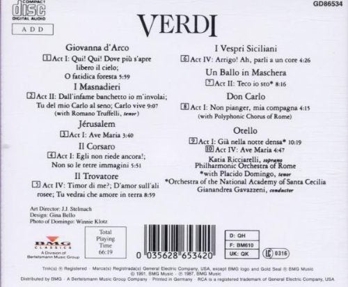 Verdi*, Katia Ricciarelli, Placido Domingo – Arias And Duets Carousel 2