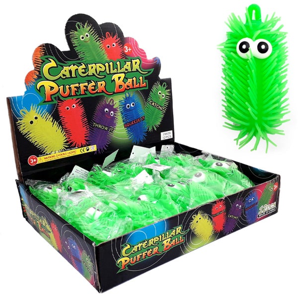 Squishy Caterpillar Puffer Ball Carousel 1