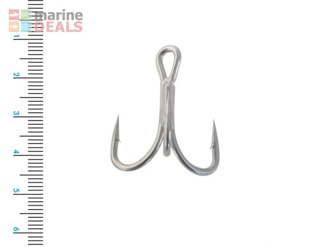 Owner ST-66 TN Tinned Treble Hooks 1/0 Qty 6 Carousel 2