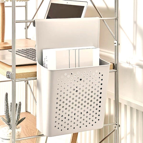 Cabinet door hanging Storage basket caddy- L Carousel 2