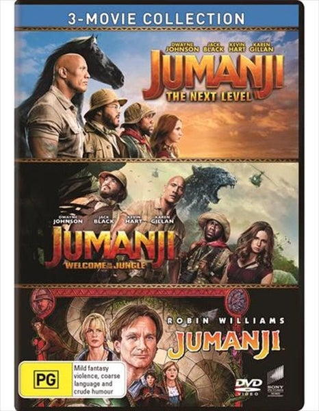 JUMANJI 3-MOVIE COLLECTION (3DVD) Carousel 1