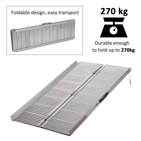 Folding wheelchair/mobility scooter ramp-6ft Carousel 3