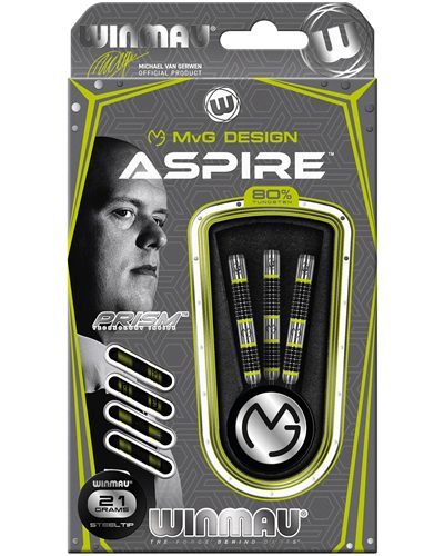 WINMAU MVG ASPIRE STEEL TIP DART SET 24G Carousel 2