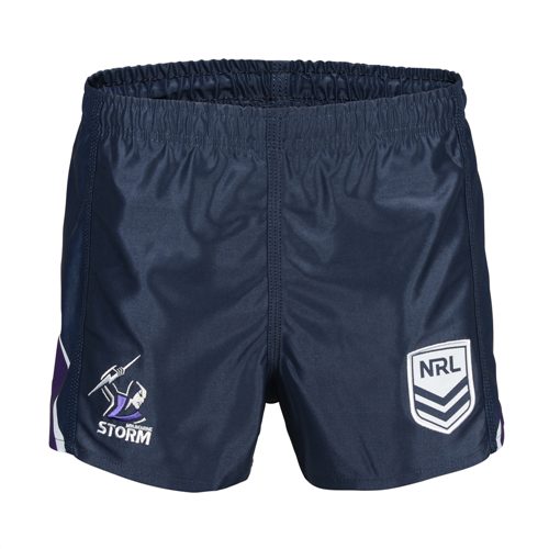 NRL HERITAGE MELBOURNE STORM SUPPORTER SHORTS KIDS' 14 Carousel 1