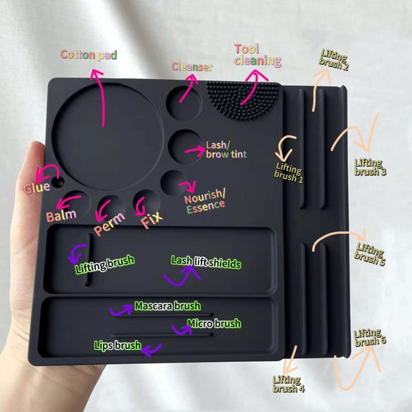 Lash Lift Silicone Palette - Super Big Carousel 2