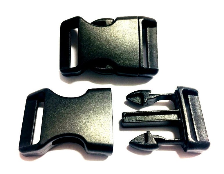 Buckles 25mm 1" 2pk Black Carousel 2