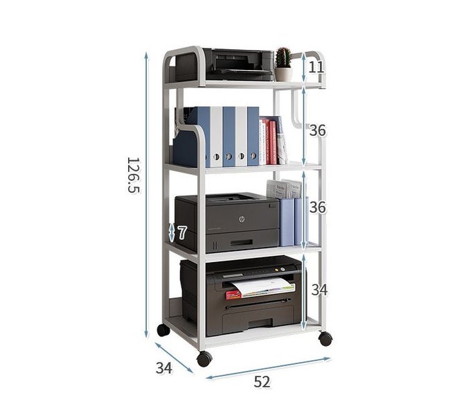 Printer Stand 4 Tier Carousel 2