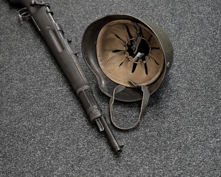 WWII Helmet Green Carousel 4