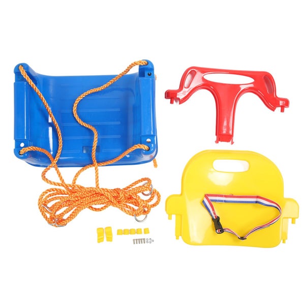 3 in 1 swing set for backyard 3 in 1 Toddler Swing Set Baby Swing Seat Anti Flip Carousel 8