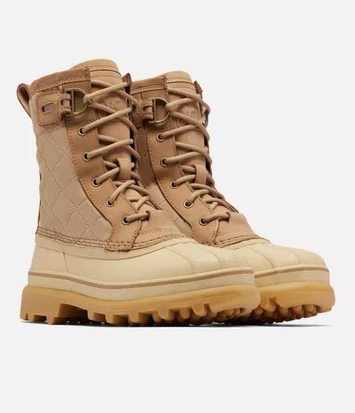 Sorel Caribou Royal WP Wmns Apres Boot - Canoe/Caribou Beige US10 Carousel 1