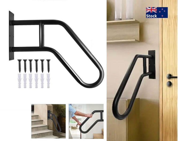 Handrail Outdoor Stairs Handrail Outdoor Black Carousel 1