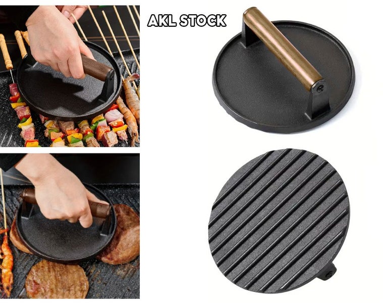 Grill Press Cast Iron Clearance Carousel 1