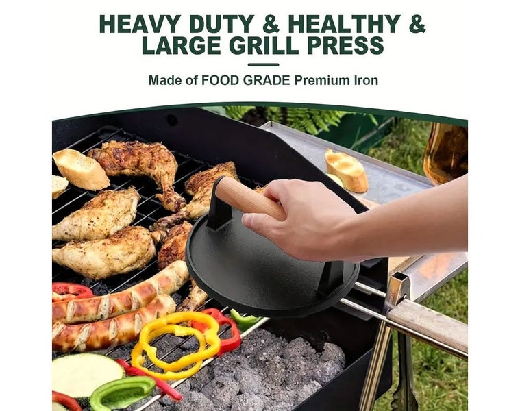 Grill Press Cast Iron Clearance Carousel 2