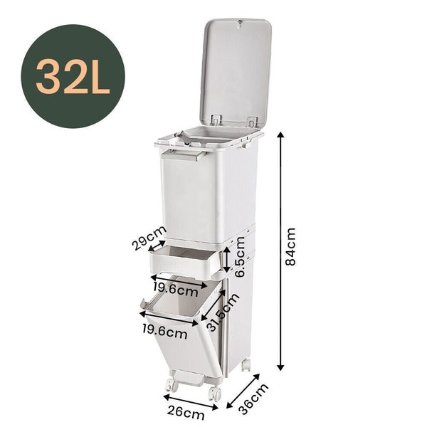 32L Sorting Kitchen Bins New Carousel 2