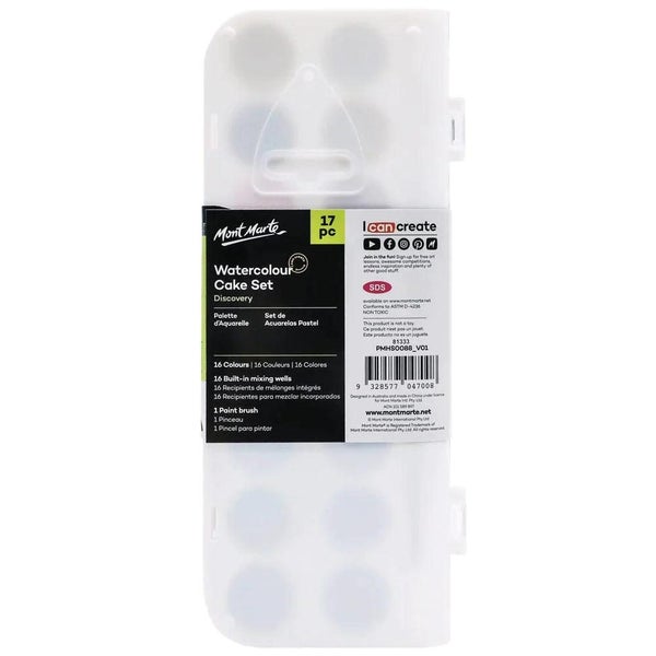 Watercolour Cake 17pc Signature Paint Set - Mont Marte Carousel 2