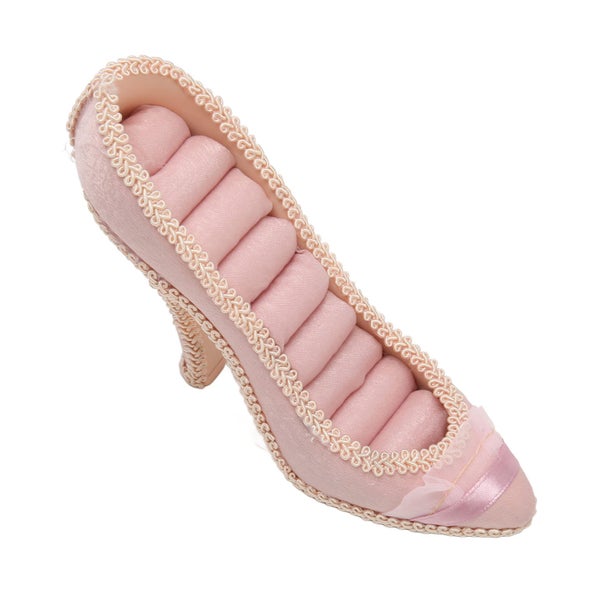 high heeled jewelry holder high heeled ear ring holder Ring Display Stand Pink Carousel 1