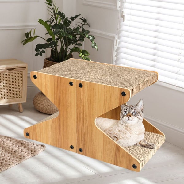 Goslash Picks Cat Scratching Scratcher Board Cat Tree Pad Lounge Toy Corrugat... Carousel 8