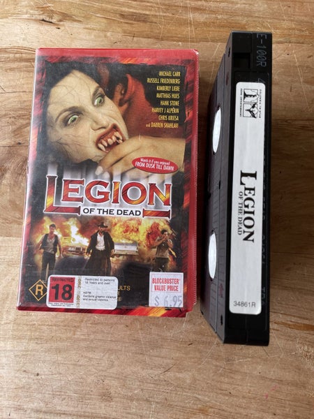 Vintage VHS Legion Of The Dead Columbia Tristar Vampire Horror Video Tape Carousel 1