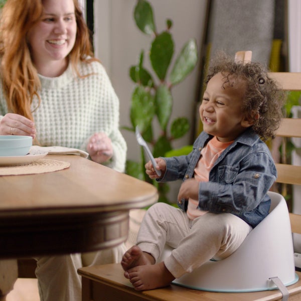 ITY by Ingenuity: Simplicity Easy-Clean Booster Seat - Oat Carousel 5