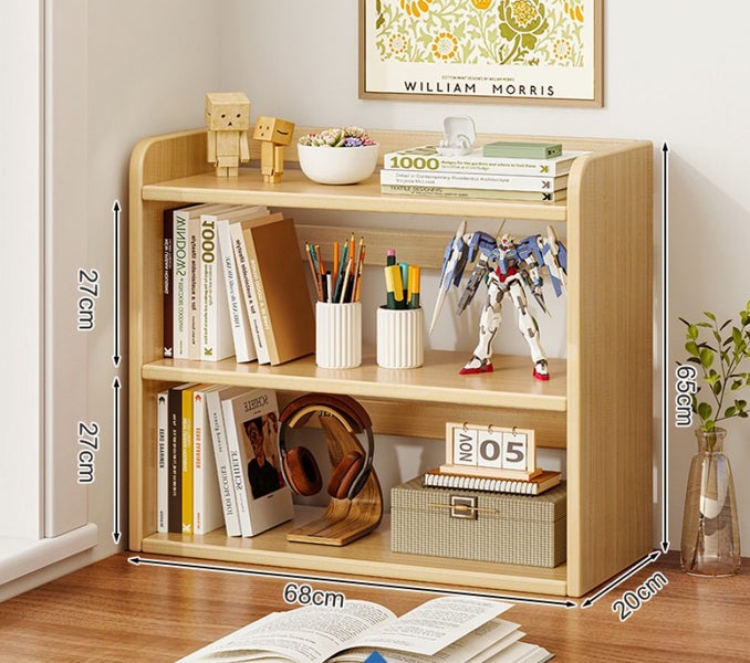 Desktop Book Rack Organizer Shelf Carousel 2