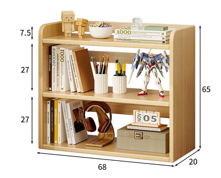 Desktop Book Rack Organizer Shelf Carousel 3