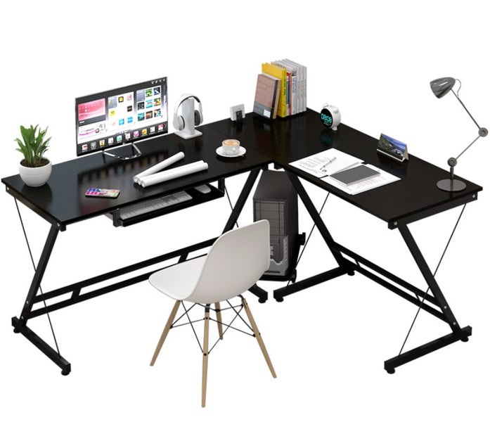 Modern Computer Desk Table Corner Desk Home Office Workstation Carousel 1