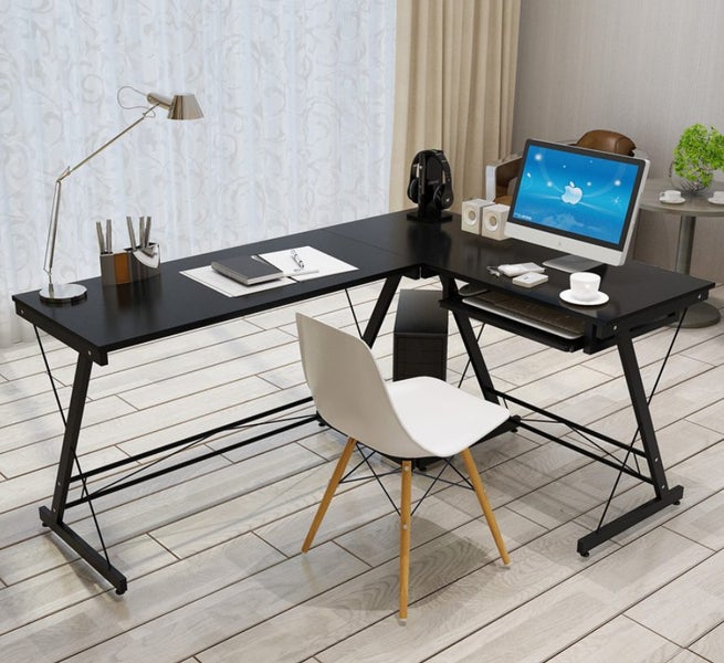 Modern Computer Desk Table Corner Desk Home Office Workstation Carousel 2