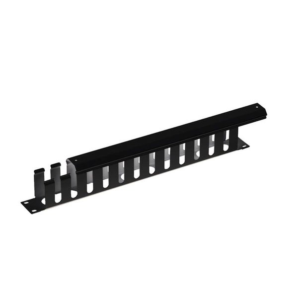 DYNAMIX 19'' Finger Cable Management Bar - 1RU with protective cap (PP-CMC01) Carousel 1