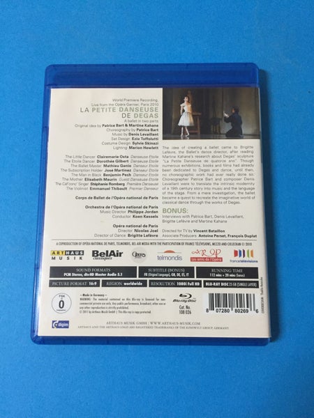 La Petite Danseuse De Degas: Bart (De L'Opéra De Paris) Kessels (Blu-Ray) Carousel 2