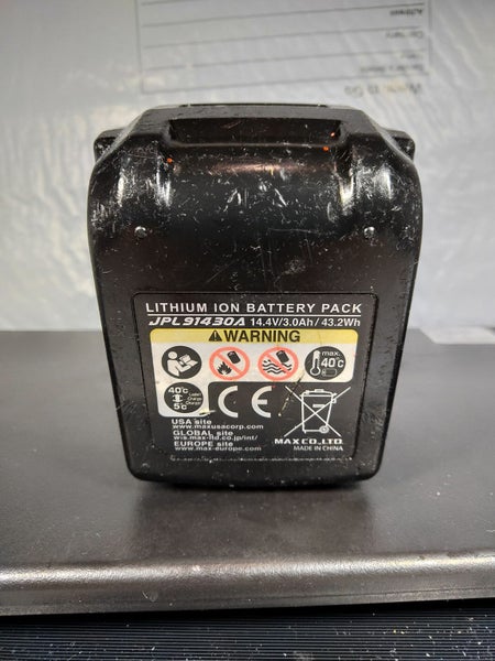 Max Rebar Tier JPL91430A 14.4V 3ah Battery for Rb441T Rb611T RB398 RB518 RB397 Carousel 5