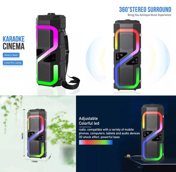 ZQS-4203 Loud Bluetooth Wireless Speaker Carousel 1