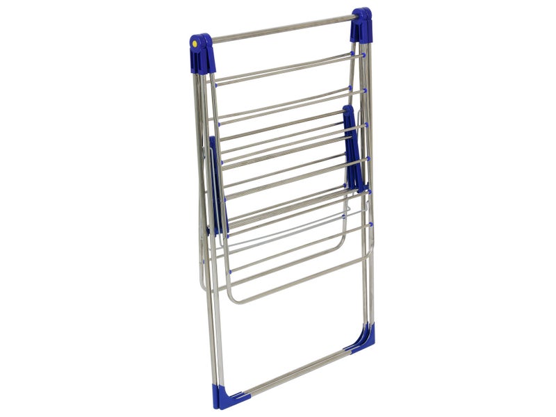 Clothes Horse Drying Rack - Folding Stainless Steel Dryer - Equiv to 18m Line Carousel 2