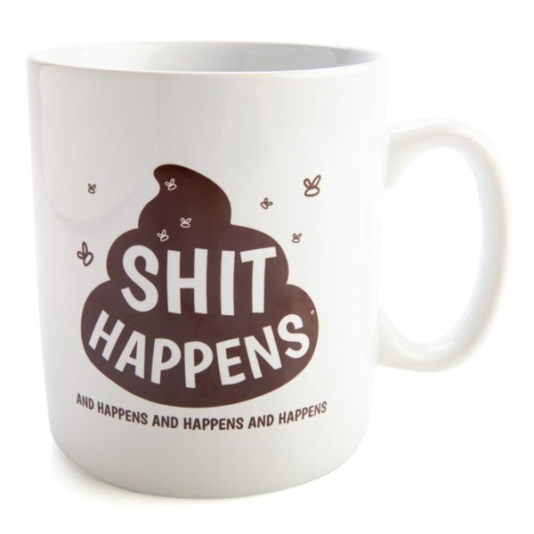 Giant Coffee Mug - Koolface Sh*t Happens (12.5cm) Carousel 1