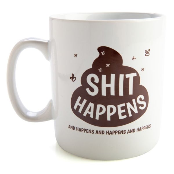 Giant Coffee Mug - Koolface Sh*t Happens (12.5cm) Carousel 2