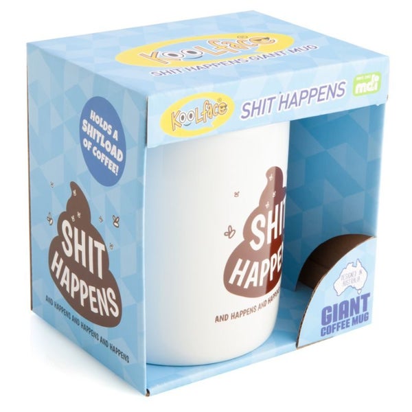 Giant Coffee Mug - Koolface Sh*t Happens (12.5cm) Carousel 4